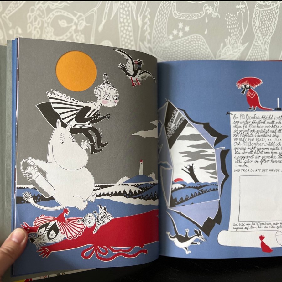 洋書 Stora Mumin boken / Tove Jansson The cover of the book T. Jansson about the Moomin, 1960 by