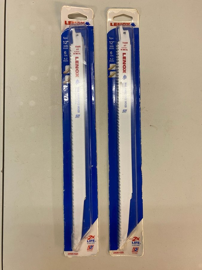 Se produkter der ligner LENOX Sagblad 2 paket 156R 1. pa Tradera 649518873