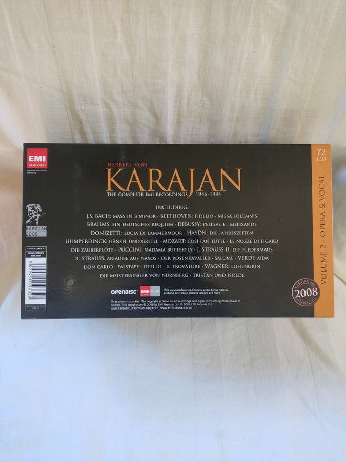 Herbert Von Karajan - The Complete EMI Recordin.. | Köp på Tradera