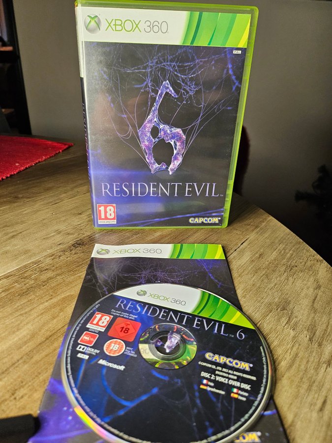 Jeu Resident Evil 6 Xbox 360 - Version PAL Française - Bon état Complet