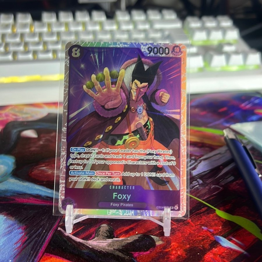 Se produkter som liknar One Piece TCG - Foxy p Tradera (715944599)