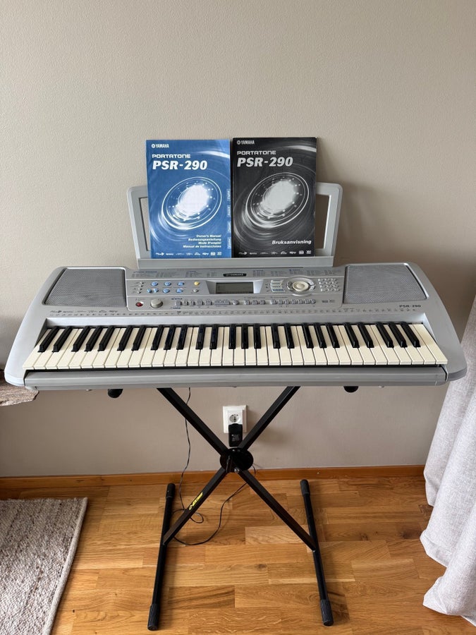 Keyboard Yamaha PSR-290 stativ och notställ | Köp på Tradera