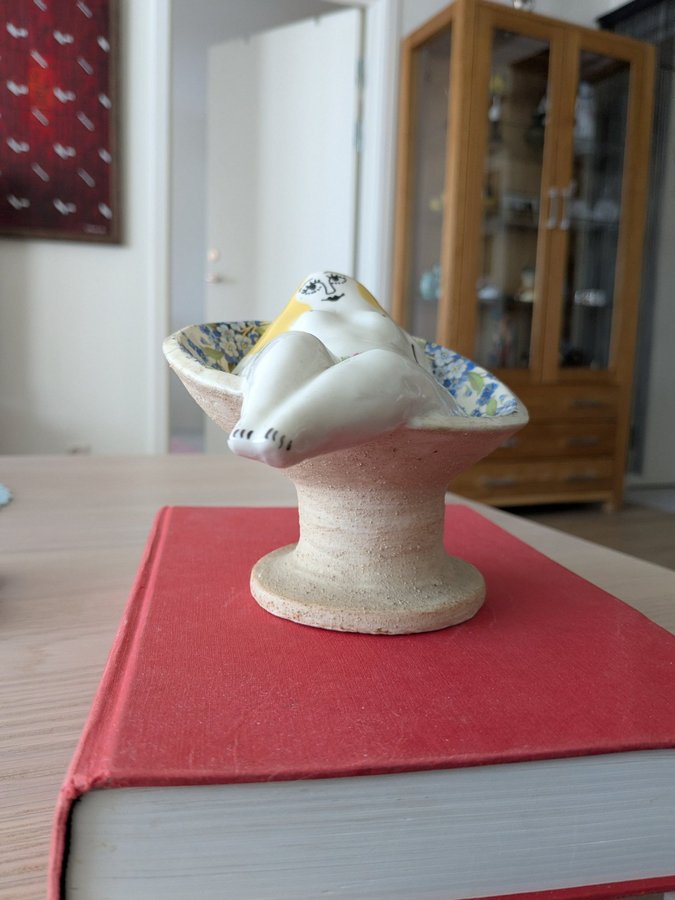 Lisa Larson ◇ ROSA Cromotryck LISA LARSON. Figurine, stoneware, 