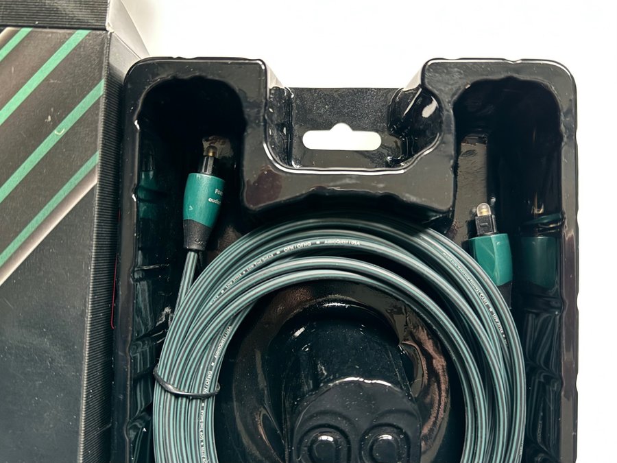 AudioQuest Forest OptiLink – Cavo Audio Ottico In Fibra Di Vetro, 8 Metri, Basso Jitter