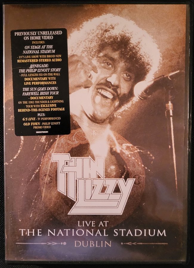 DVD！THIN LIZZY / NATIONAL STADIUM DUBLIN Thin Lizzy – Live At The