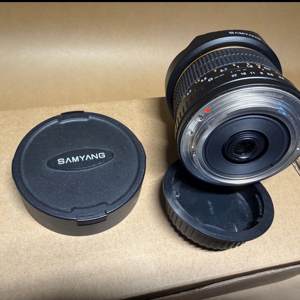 Samyang 8mm 1:3.5 Fish-Eye CS EOS-objektiv | Köp på Tradera (754119666)