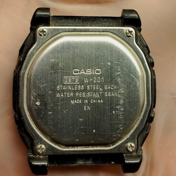 Casio W201 Alarm Chronograph Digital Klocka Köp på Tradera (648660815)