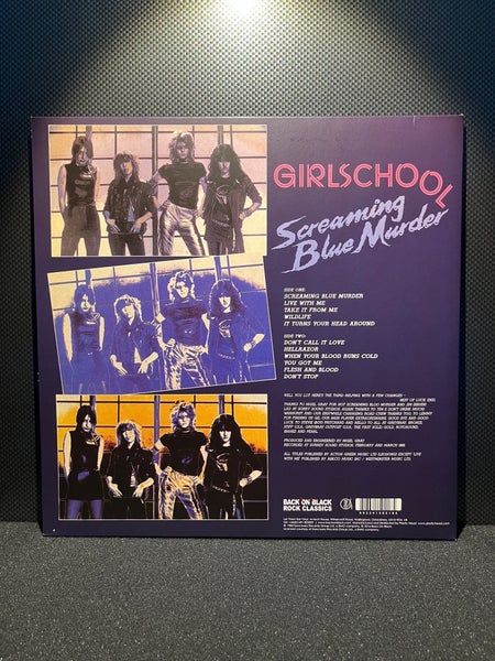 Girlschool - Screaming Blue Murder - VINYL - Lt.. | Köp på Tradera
