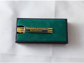 Nordbanken NB - Vintage slipsklämma