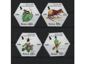 Kenya 2010 Naturhistoriska sällskapet djur fåglar 4v