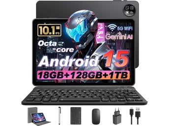 HELT NY Raemond Android 15 Inkl Tangentbord & Mus - 18GB RAM