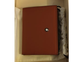 MONTBLANC MINI KORTHÅLLARE 4CC I LÄDER NY&UBRUGT