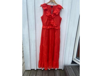 NY! Elegant klänning/ J.Crew röd klänning, storlek 42