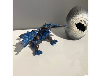 Mega Bloks Dragons Fire & Ice Frost Dragon #9893 Monster Action Figure