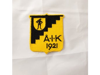 ÅIK 1921 - vtg patch tygmärke emblem - Å I K - Åsele idrottsklubb