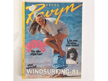Vecko Revyn tidning nr 22 1981 - Frida, Gene Wilder