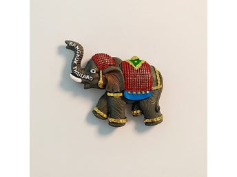 Bangkok Thailand Elefant Kylskåpsmagnet