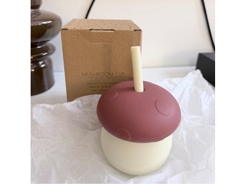 Mushroom Cup med sugrör