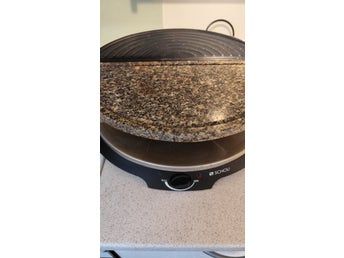 Schou Raclette med stenplatta och grillplatta