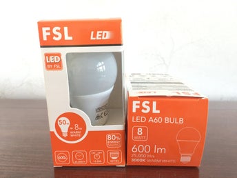 LED-lampor Fynd priset sänkt 30% Normallampa 8W 3000k 25000h E27 Paket 2st