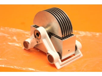 250pF 1500V AIR VARIABLE CAPACITOR by DUCATI MODEL EC3201 201.6 HIGH QUALITY