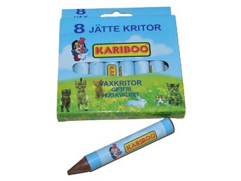 8 st stora vaxkritor