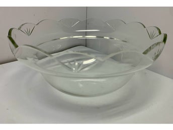 Antik skål insatsskål i glas
