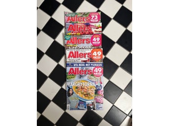 Allers tidningar 5 st 2019-2023 (Utan korsordsbilagan)