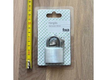 Hänglås Fixa med nyckel 40mm
