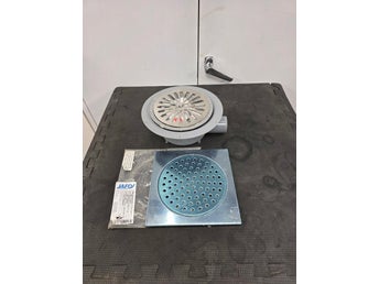 JAFO 86:an Golvbrunn (50 mm) + Klinkerram 200x200 mm – Helt nytt!