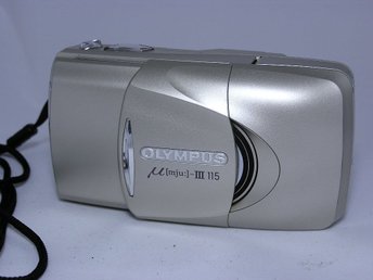 Olympus µ[mju:]-III. Zoom 115. 35mm Film Camera 