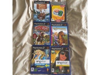 PlayStation 2 Spelpaket - 6 st spel