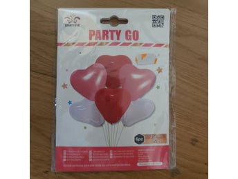 Set party ballong, 25cm (6st)