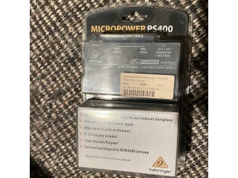 Behringer MICROPQWER PS400 Ultra-Compact Phantom Power Supply