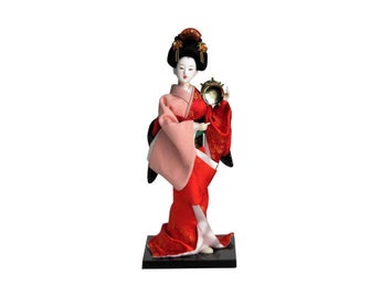 Handgjord Geisha i kimono