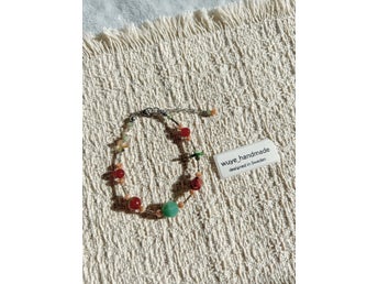 Amazonite & Crystal Bracelet (15cm-20cm)