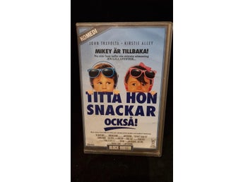 Titta Hon Snackar Också (VHS) John Travolta - Ex-Rental/HYR - OOP/Utgången