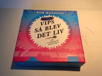 Ljudbok Bob Hansson vips blev det liv. 12 tim en mp3 ingen ask