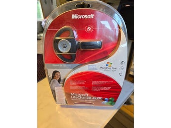 Oöppnat Microsoft LifeChat ZX-6000 Trådlöst Headset – Retro / Samlarobjekt