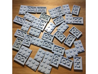 Lego 2x3 platta ljusgrå 40st