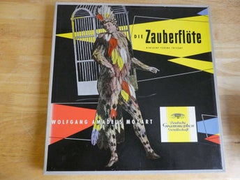 MOZART - Zauberflöte Trollflöjten Ferenc Fricsay Deutsche Grammophon 3 LP box