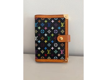 Louis Vuitton small agenda cover Murakami black - Vintage