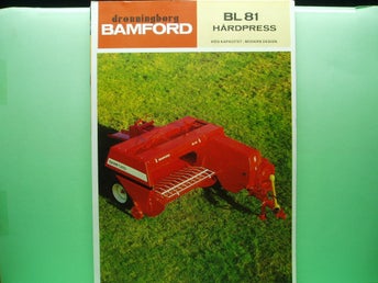 Broschyr BAMFORD/DRONNINGBORG BL 81 HÅRDPRESS Broschyr.....1975