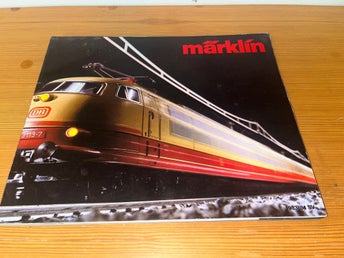 Märklin katalog från 1983-84 i bra skick.