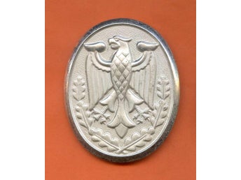 TYSKLAND, SKYTTEMÄRKE BUNDESWER I SILVER. (D402)