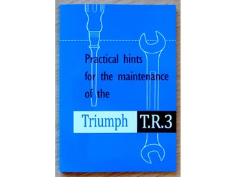 Instruktionsbok Triumph T.R.3 1958-1961