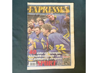 Hockey IIHF Vinter-OS 2006 i Turin Expressen Guldbilaga