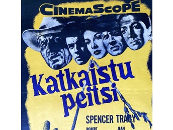 Broken Lance (1954) Original finsk filmaffisch – Spencer Tracy VF