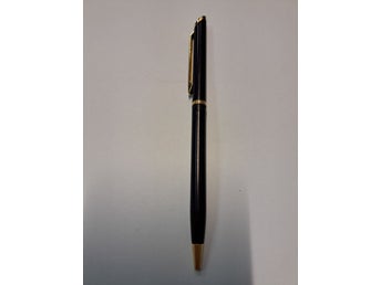 Promotional Fujimagnetics ballpoint pen, black with gold details