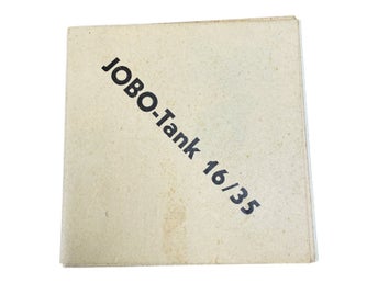 JOBO-Tank 16/35 Manual Instruktionsbok Analog Framkallning Fotolabb
